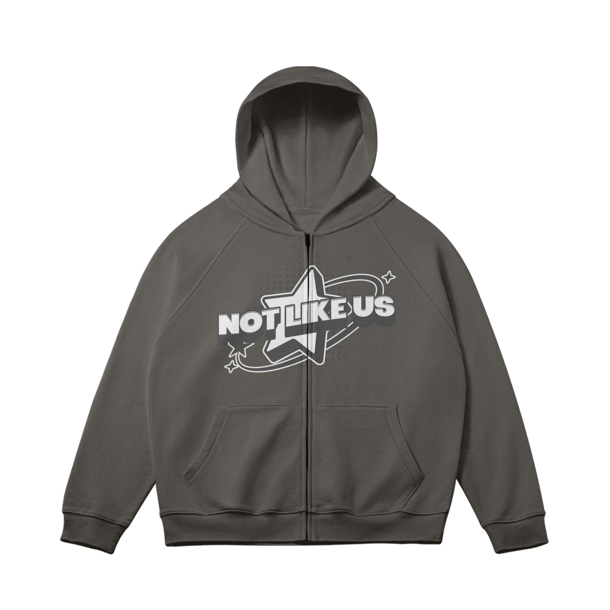 Not Like Us Zipped Hoodie